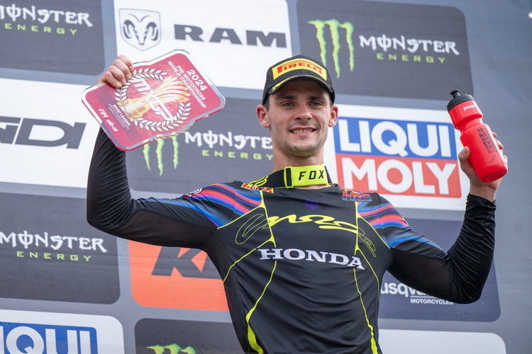 “ทิม ไกเซอร์” บิด CRF450R คว้าโพเดียม MXGP สนามที่ 16