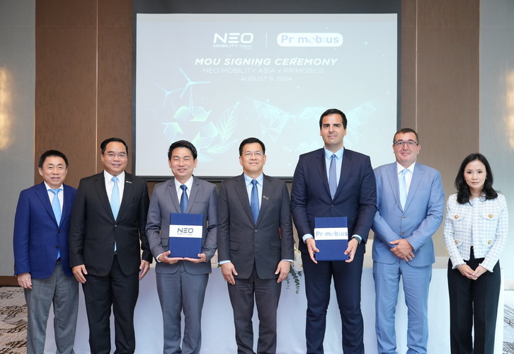 NEO MOBILITY ASIA จัดพิธีลงนาม MOU กับ PRIMOBIUS