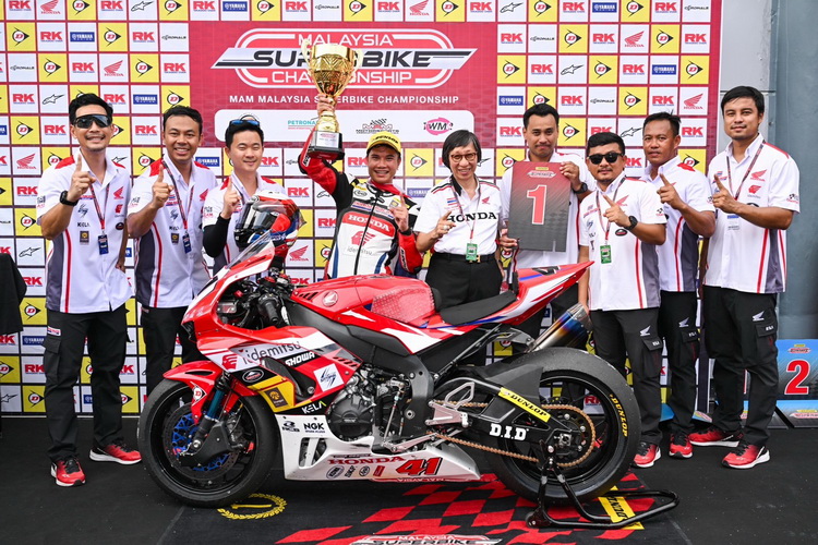 “ชิพ-นครินทร์” เหมาชัย 2 เรซติด ทะยานรั้งจ่าฝูง “มาเลเซีย ซูเปอร์ไบค์”