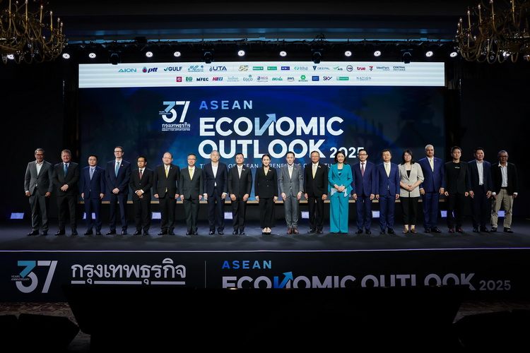 โอเชียน หม่า ประธานกรรมการบริหาร AION Thailand ร่วมแสดงวิสัยทัศน์ ในงาน ASEAN Economic Outlook 2025