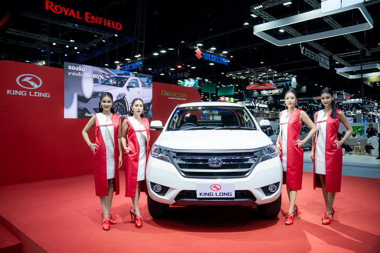 พี 80 โก เปิดตัวรถกระบะไฟฟ้า King Long รุ่น Dracon กระบะพันธุ์แท้ EV 100%