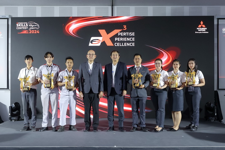 มิตซูบิชิ มอเตอร์ส ประเทศไทย ฉลองความสำเร็จ 7 ผู้ชนะเลิศ จากการแข่งขันทักษะรถยนต์มิตซูบิชิ ครั้งที่ 24