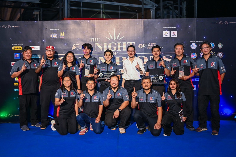 AAS Motorsport ฉลองชัย คว้าแชมป์ประจำปี B-Quik Thailand Super Series 2024