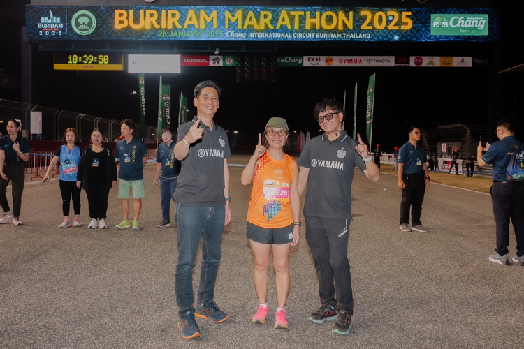 ไทยยามาฮ่าพร้อมพันธมิตร ร่วมวิ่งบุรีรัมย์มาราธอน 2025