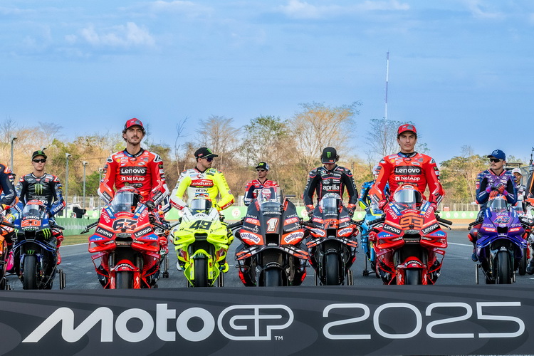 ดาวบิดดังของโลกพร้อมหน้า! เตรียมกระหึ่มศึก “โมโตจีพี” นัดเปิดฤดูกาล2025 ที่ไทย