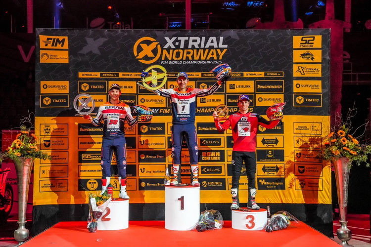 Repsol Honda HRC เหมาคว้าแชมป์ & รองแชมป์ X-Trial 2025 สนามที่ 5 ที่นอร์เวย์
