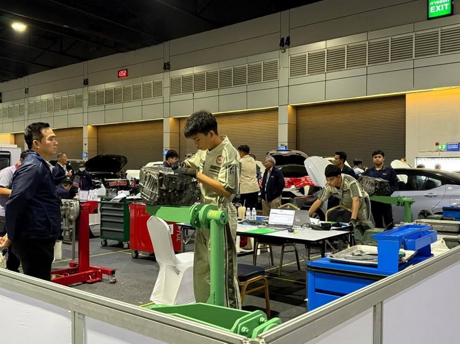 นักศึกษาวิทยาลัยเทคโนโลยียานยนต์โตโยต้าชนะเลิศ การแข่งขันฝีมือแรงงานแห่งชาติ ครั้งที่ 30 ปี 2567