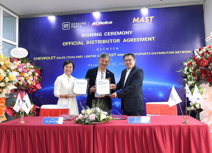 ACDelco ประกาศแต่งตั้ง MAST Vietnam เป็นตัวแทนจำหน่ายอย่างเป็นทางการในเวียดนาม