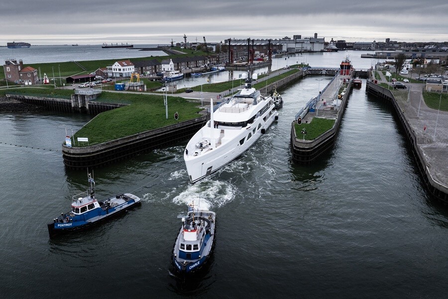 เรือลำที่ 7 Amels 60 เริ่มทดลองในทะเล