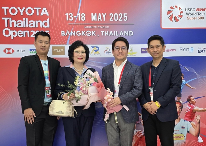 กรังด์ปรีซ์ แสดงความยินดีประธานสมาพันธ์แบดมินตันโลก